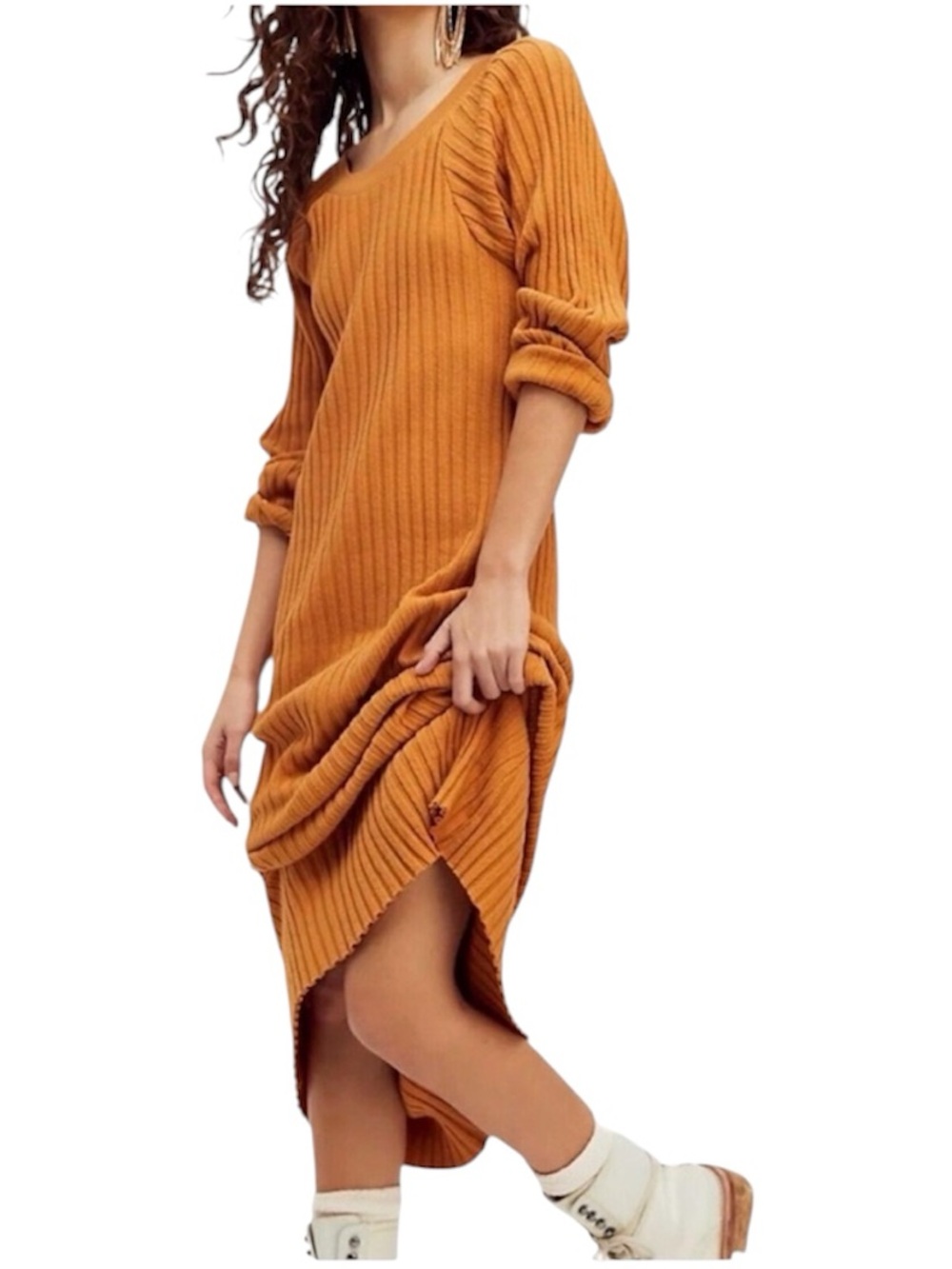 Free People Beach Walk About Ribbed Maxi Dress